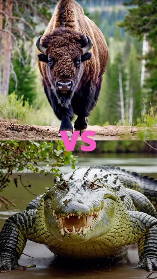 河马和野牛大战