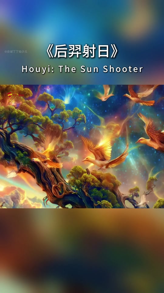 后羿射日英语绘本