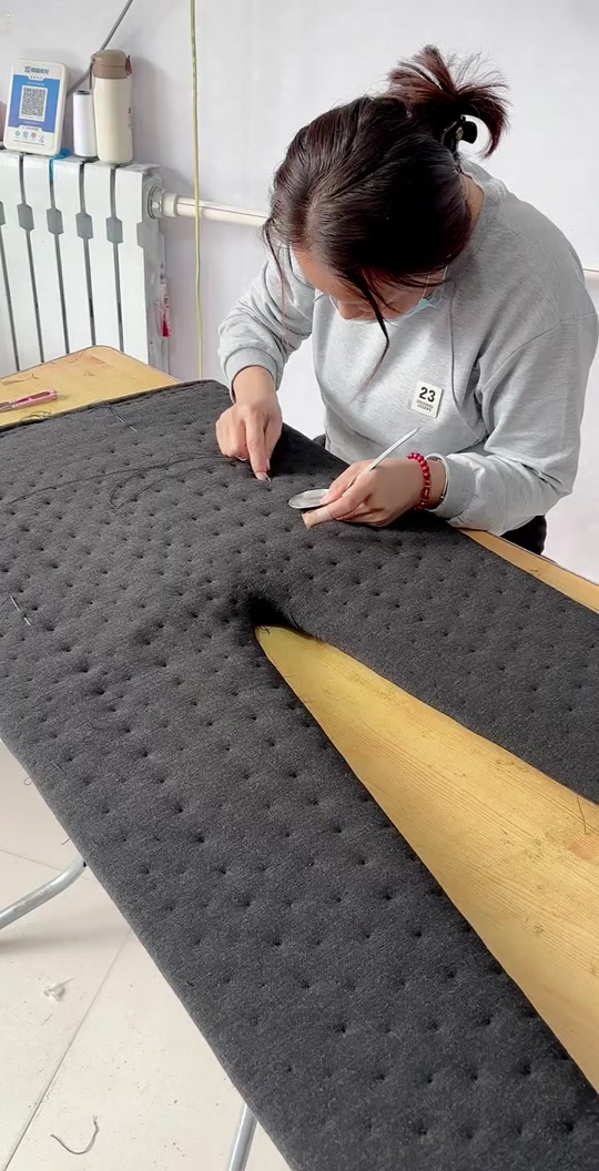 老人手工棉花棉裤