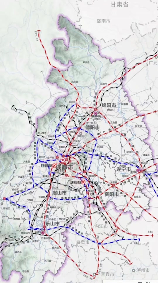 成都市域铁路s5详细站点在修建吗 - 抖音