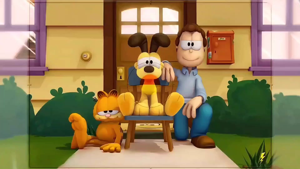 加菲猫全家福合影 - 抖音