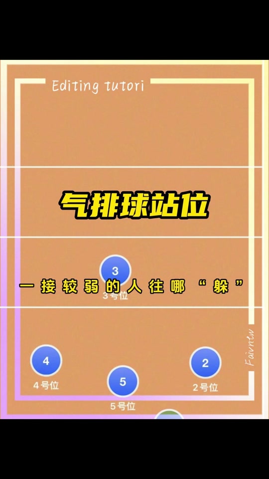 3男2女的气排球怎么安排站位