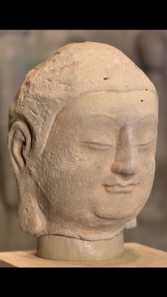 天龙山石窟佛头回归