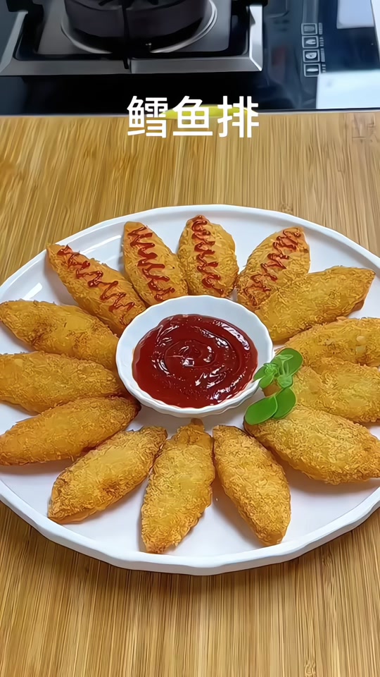 香酥鱼排广告