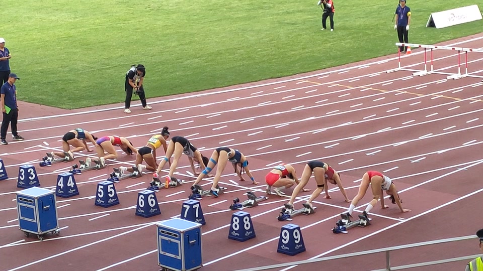 女子100米栏决赛全过程回放 - 抖音
