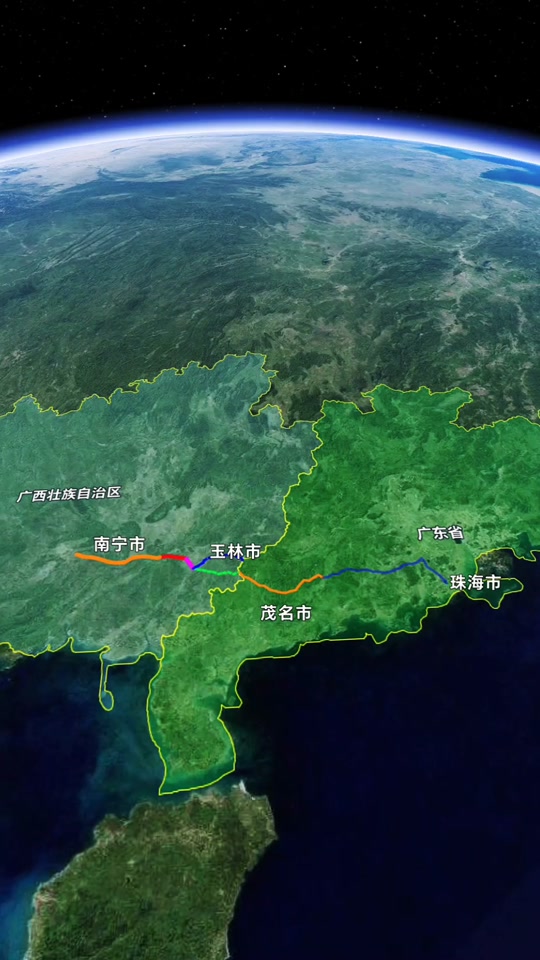南玉珠高速线路图_广西南玉珠高速公路规划图