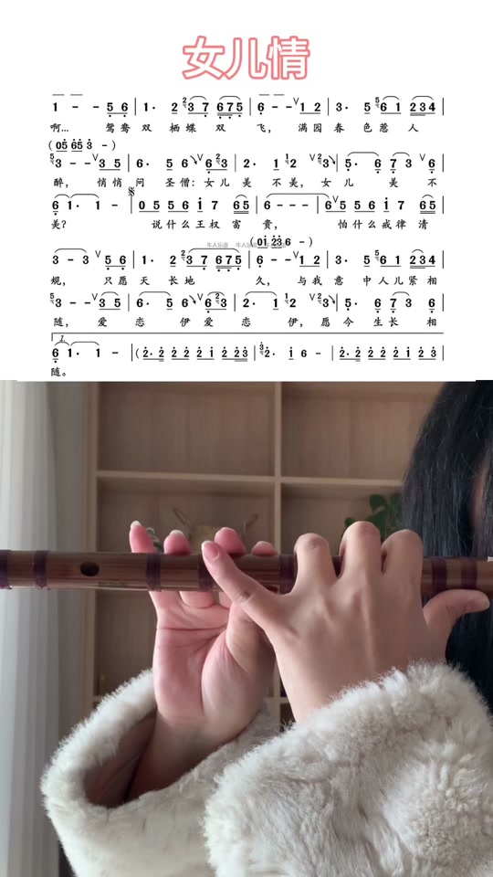 女儿情笛子洞谱
