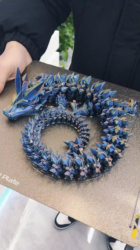 水晶龙3d打印 - 抖音