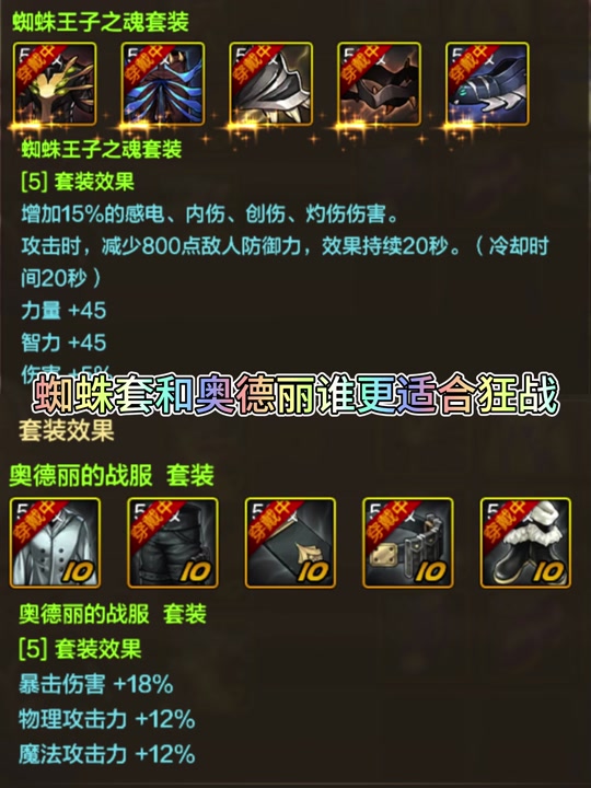 dnf狂战适合的首饰套装排行 - 抖音