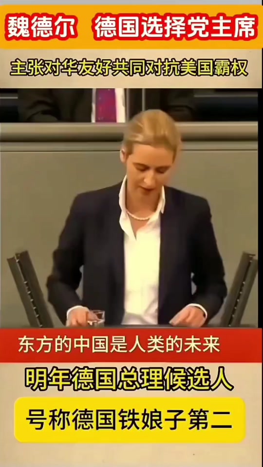 德国的魏德尔的老公是谁 - 抖音