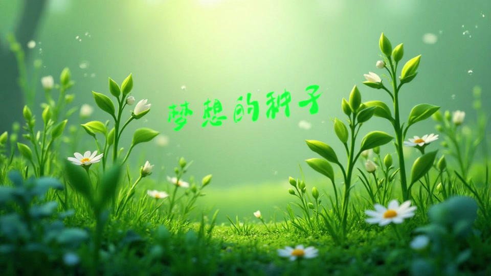 爱梦想的小种子思维导图