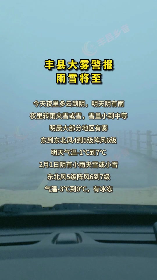 丰县天气预报今天明天 - 抖音