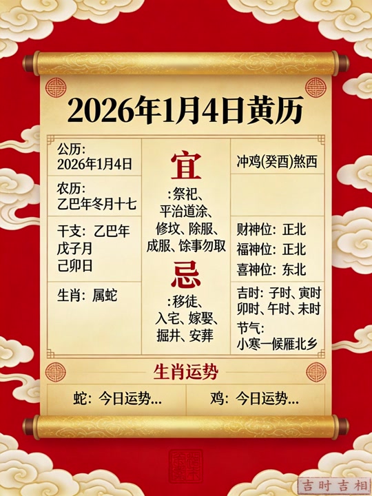 1月21日的生肖运势查询(2021年1月21日运势如何)