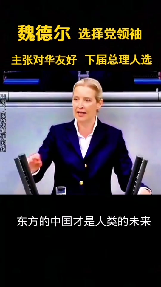 德国的魏德尔的老公是谁 - 抖音