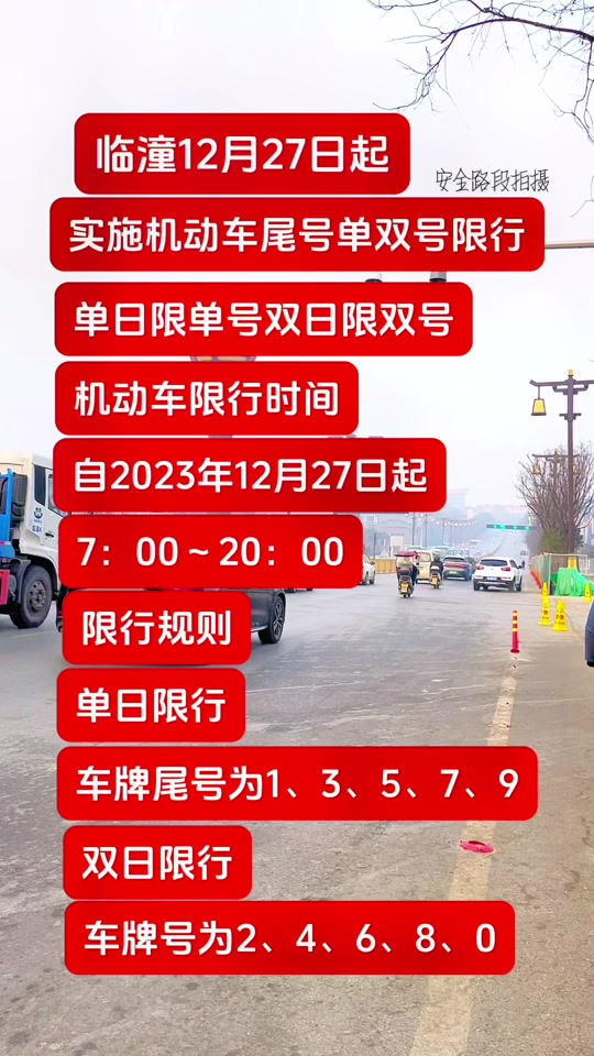 2023年临潼限行区域图 - 抖音
