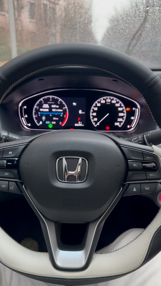 雅阁十一代仪表盘显示油耗怎么设置 - 抖音