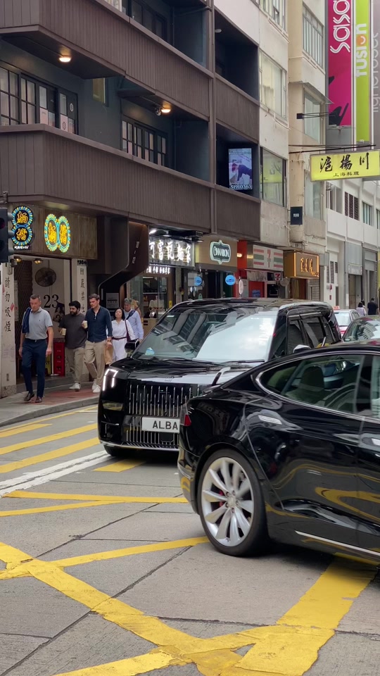 香港街头的国产车