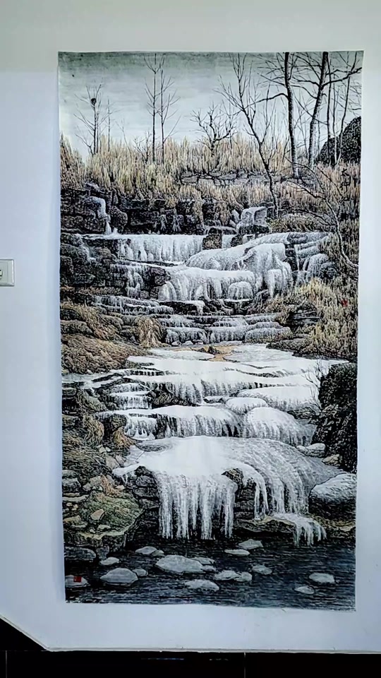 山水画的起承转合#一起学画画 #传统文化