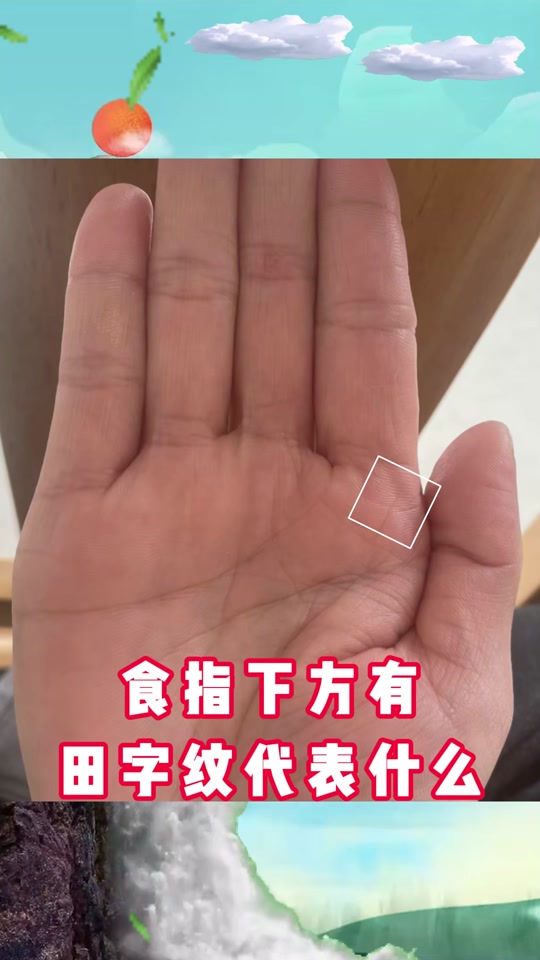 金房子纹在食指下方