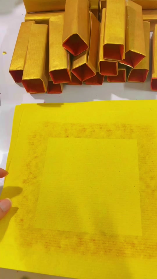 锡箔纸折金条的方法