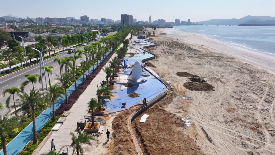 汕尾海滨大道西沙滩公园位置