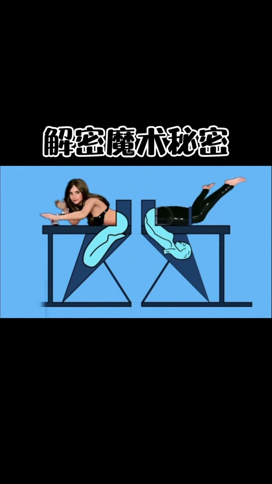 外国街头人体分割魔术解密 - 抖音