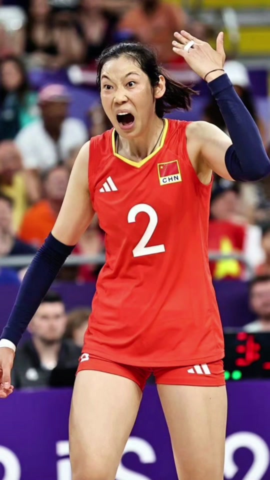 中国女排3比2美国女排 #朱婷 #巴黎奥运会