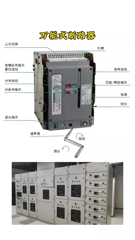 万能断路器深度解析：原理、选型、维护与多行业配电应用指南