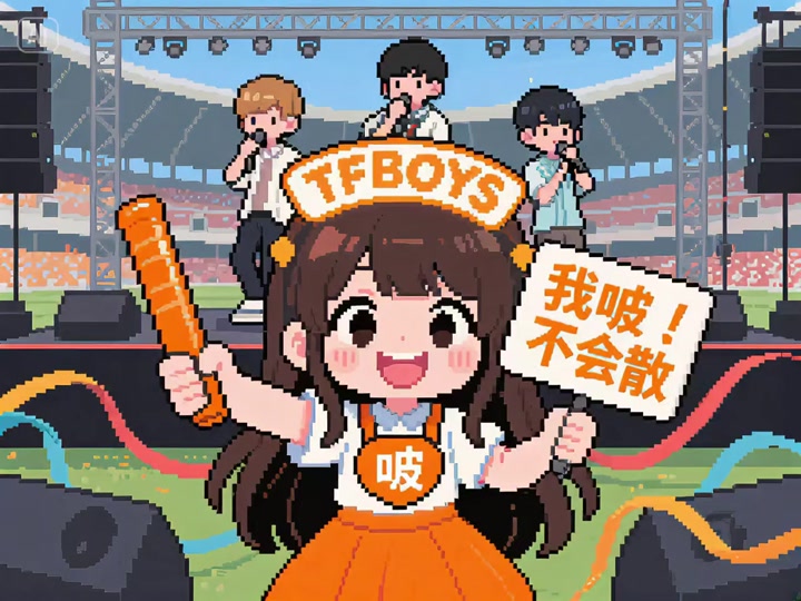 ai像素画易烊千玺