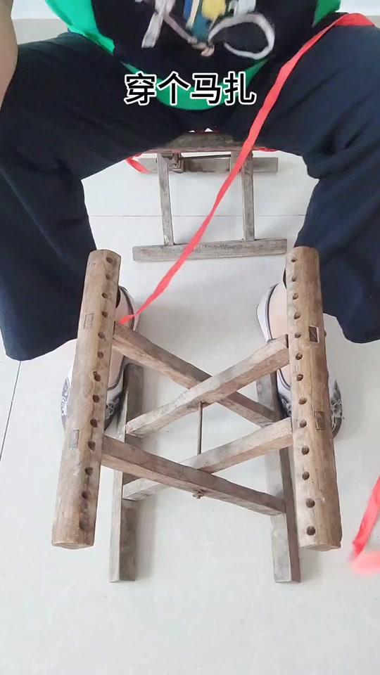 穿马扎教程11孔_怎么穿马扎13孔