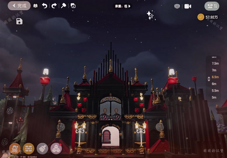 心动小镇城堡建造教程15块地暗黑系 - 抖音