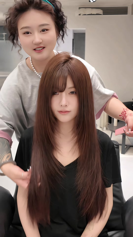 适合新手的斜刘海