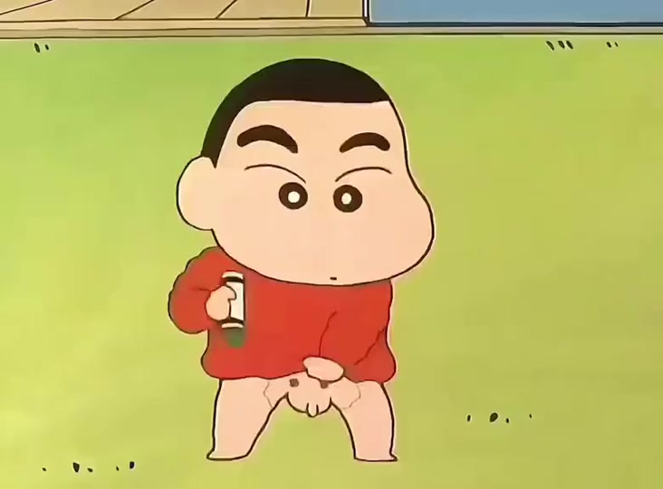 蜡笔小新洗澡拽大象