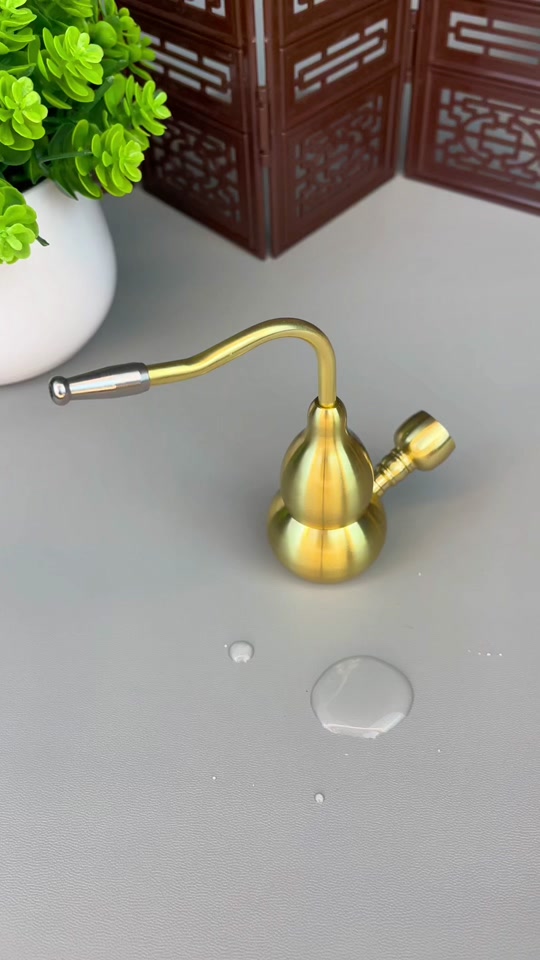纯铜葫芦水烟杆