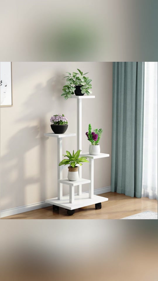 高颜值客厅花架