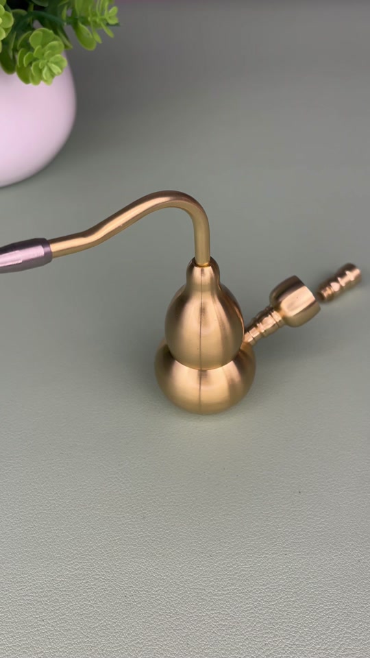 纯铜葫芦水烟杆