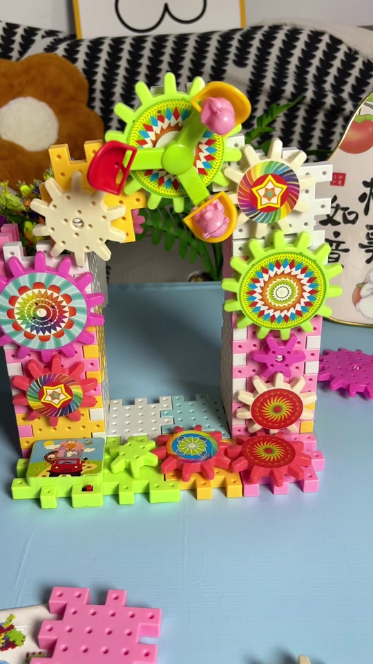 百变电动积木83件套