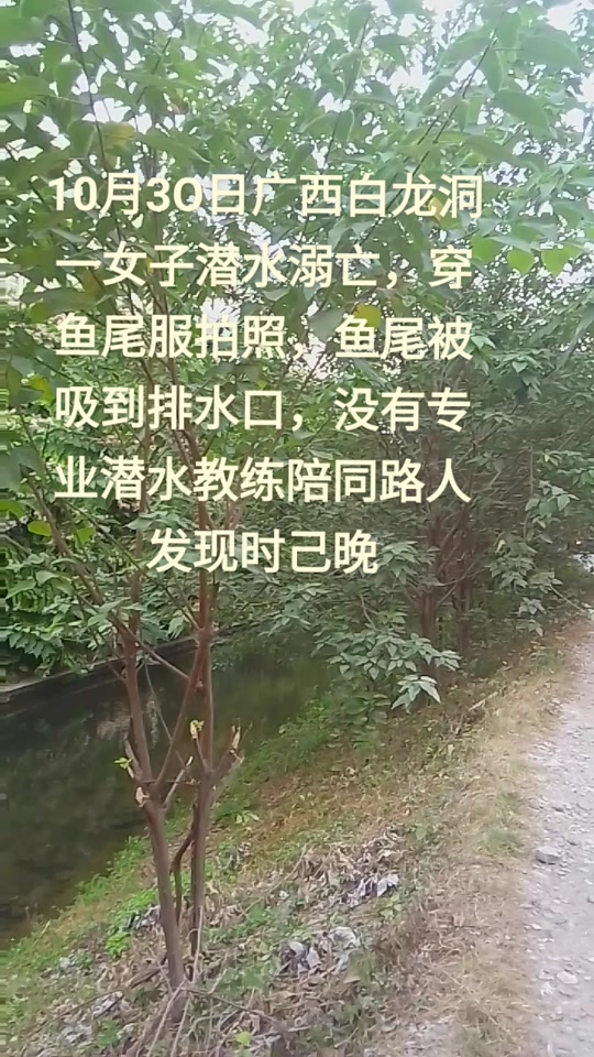 广西崇左一女游客潜水溺亡 - 抖音