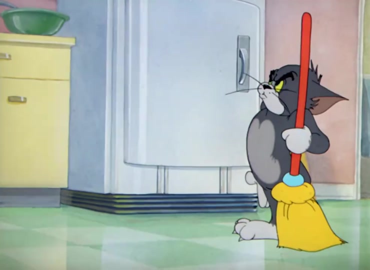 猫和老鼠汤姆冰箱蚂蚁