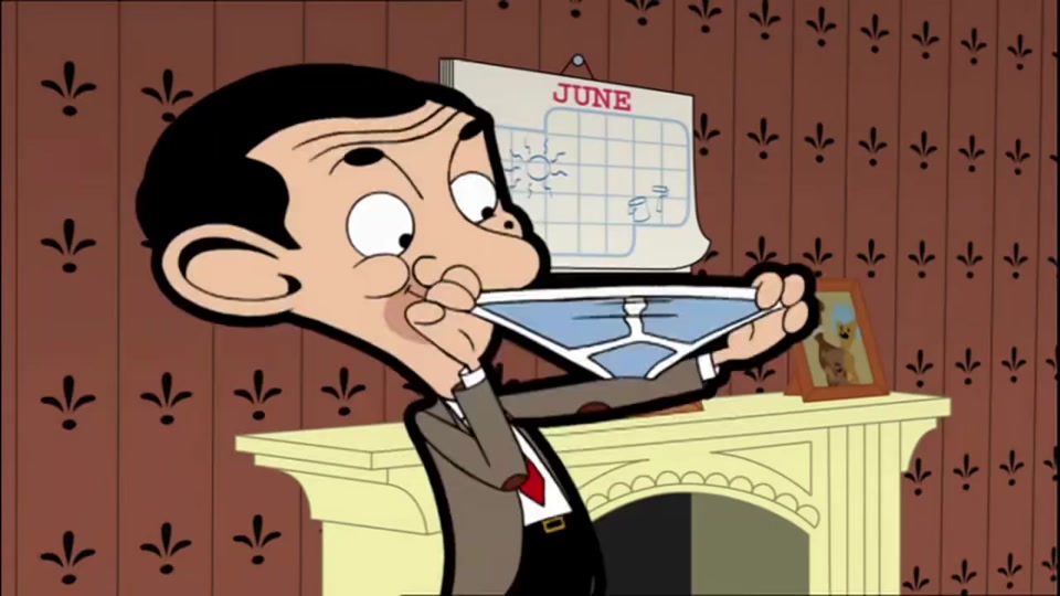 憨豆先生动画片中文版画画