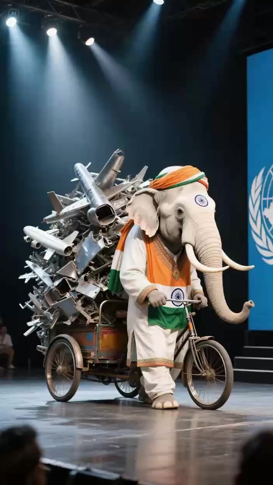 巴巴羊与白象动画