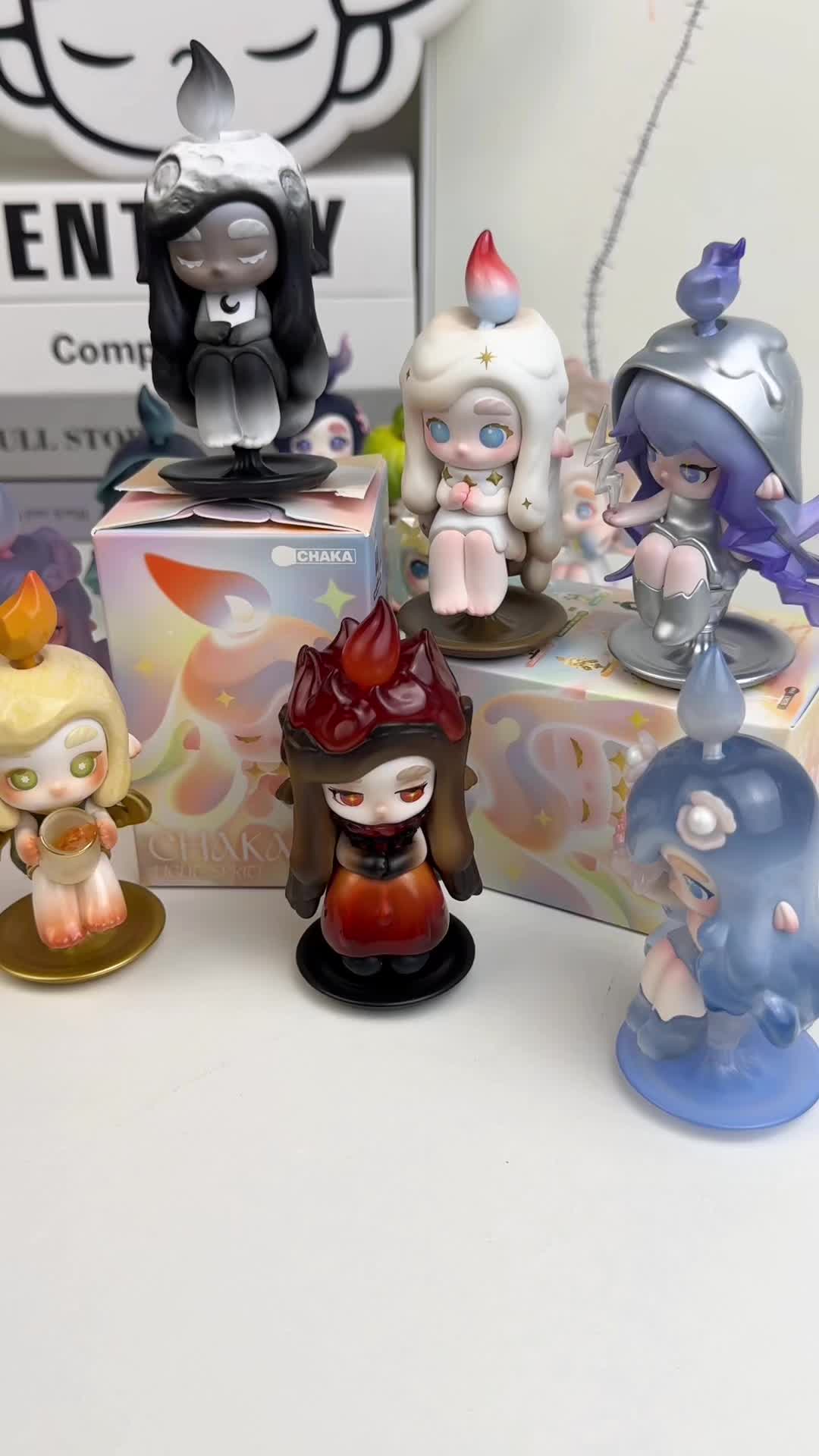 【新品】泡泡玛特chaka逐光精灵系列手办盲盒摆件
