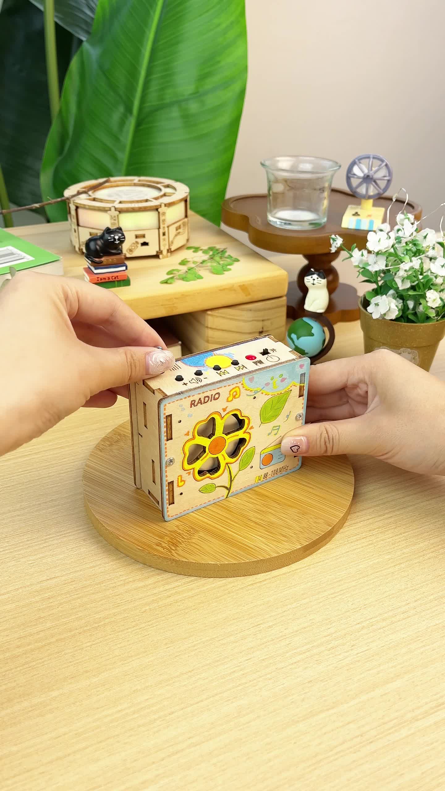 益智玩具#动手动脑 #科技小制作 #迷你收音机