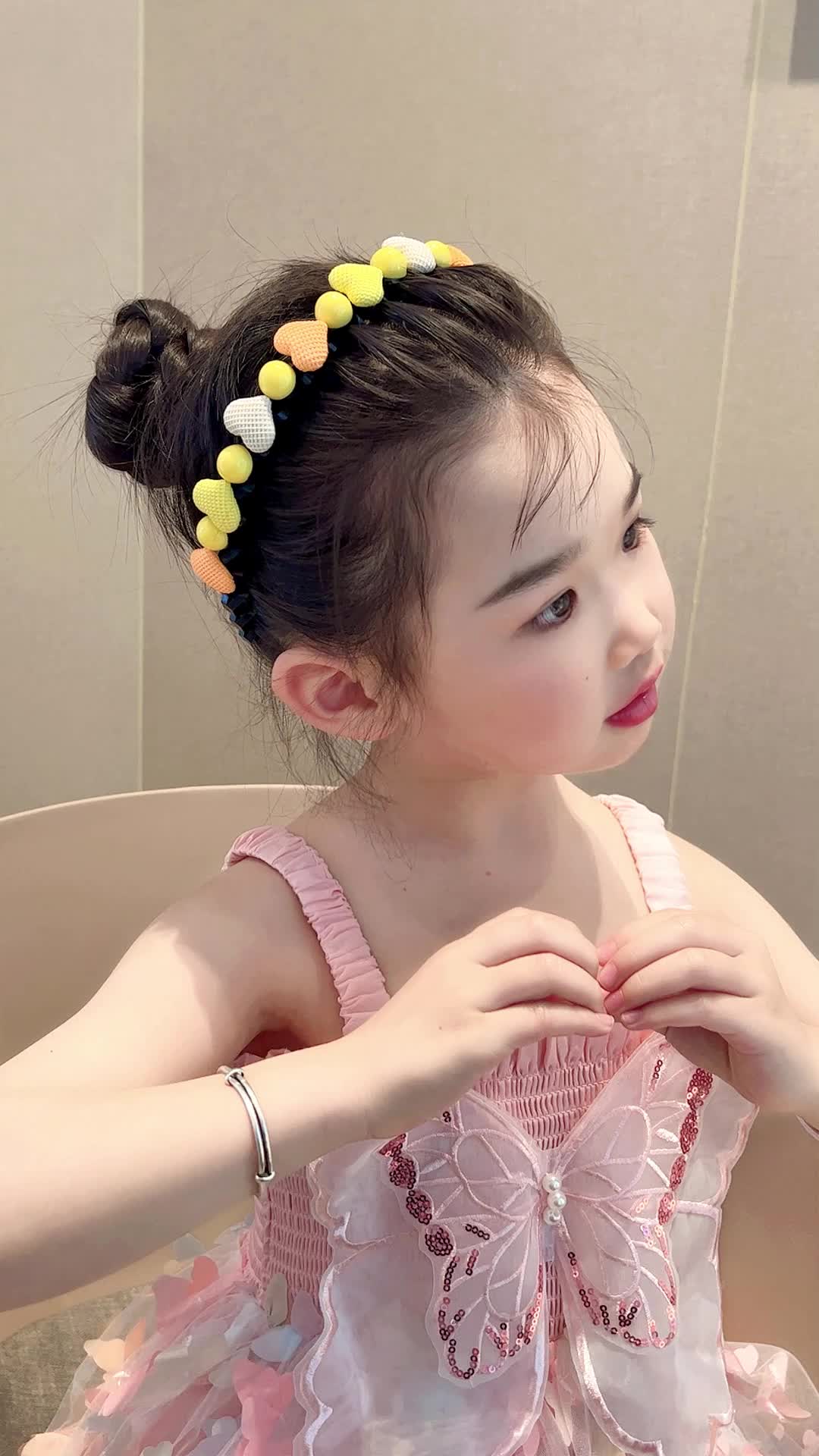 儿童女童发箍可爱宝宝发饰不伤发公主网红小女孩带齿糖果色头箍