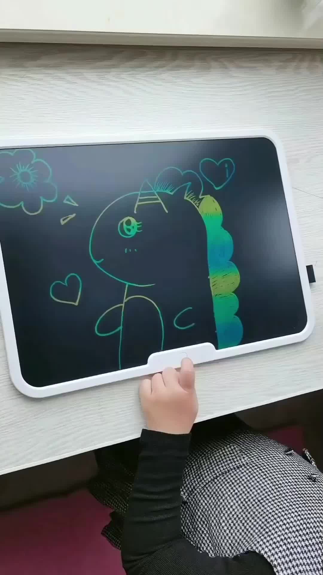 非磁性可擦手绘板电子绘画学生写字板宝宝画板涂鸦板黑板宝宝画画手绘