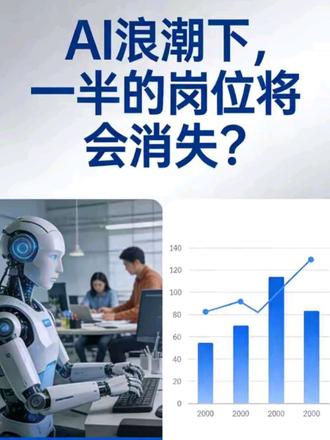 AI浪潮下,一半的岗位将会消失? #财经知识 #经济学视角看世界 #社会正能量