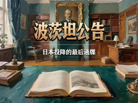 回顾波茨坦公告#波茨坦公告 #日本 #历史战争