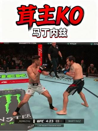 茸主vs马丁内兹#ufc综合格斗