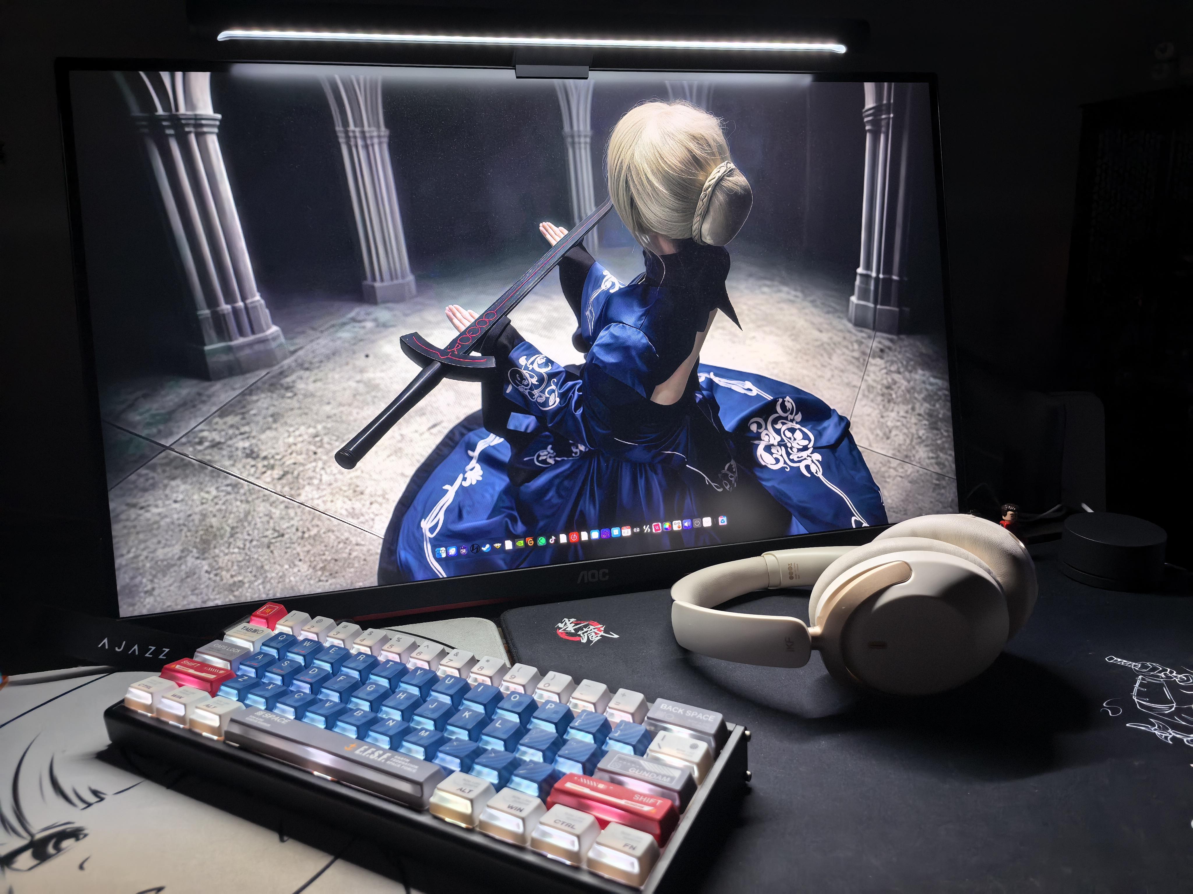 Wallpaper壁纸推荐。1.saber(Rainloneliy) 2.NARAKA: BLADEPOINTx NieR | 4k 3.vaga 4.Snowrunner 2 #wallpaper动态壁纸 #电脑外设 #氛围感 #ikf头戴式耳机 #ikft3pro