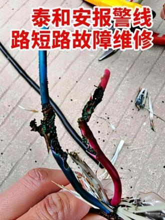 泰和安报警线路短路故障维修#消防#自动报警线路维修#维修日常记录分享 #创作者中心 #创作灵感